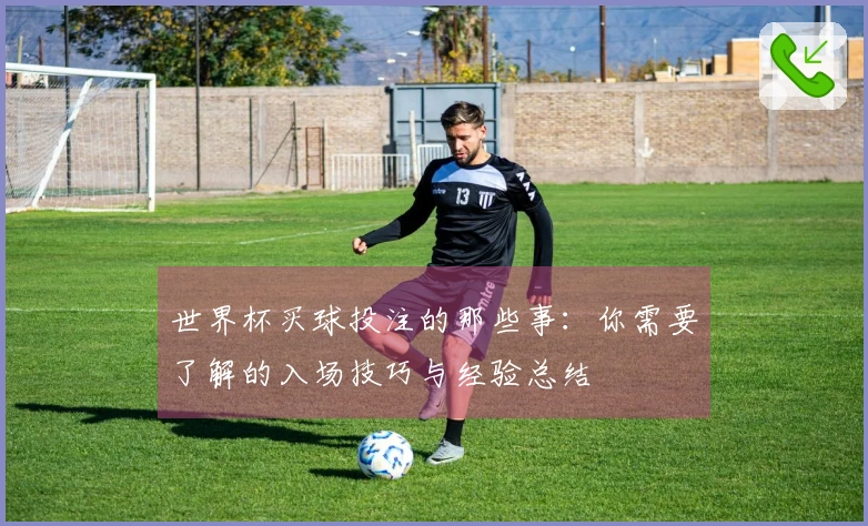 世界杯买球投注的那些事:你需要了解的入场技巧与经验总结