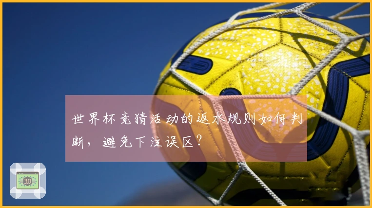 世界杯竞猜活动的返水规则如何判断，避免下注误区？